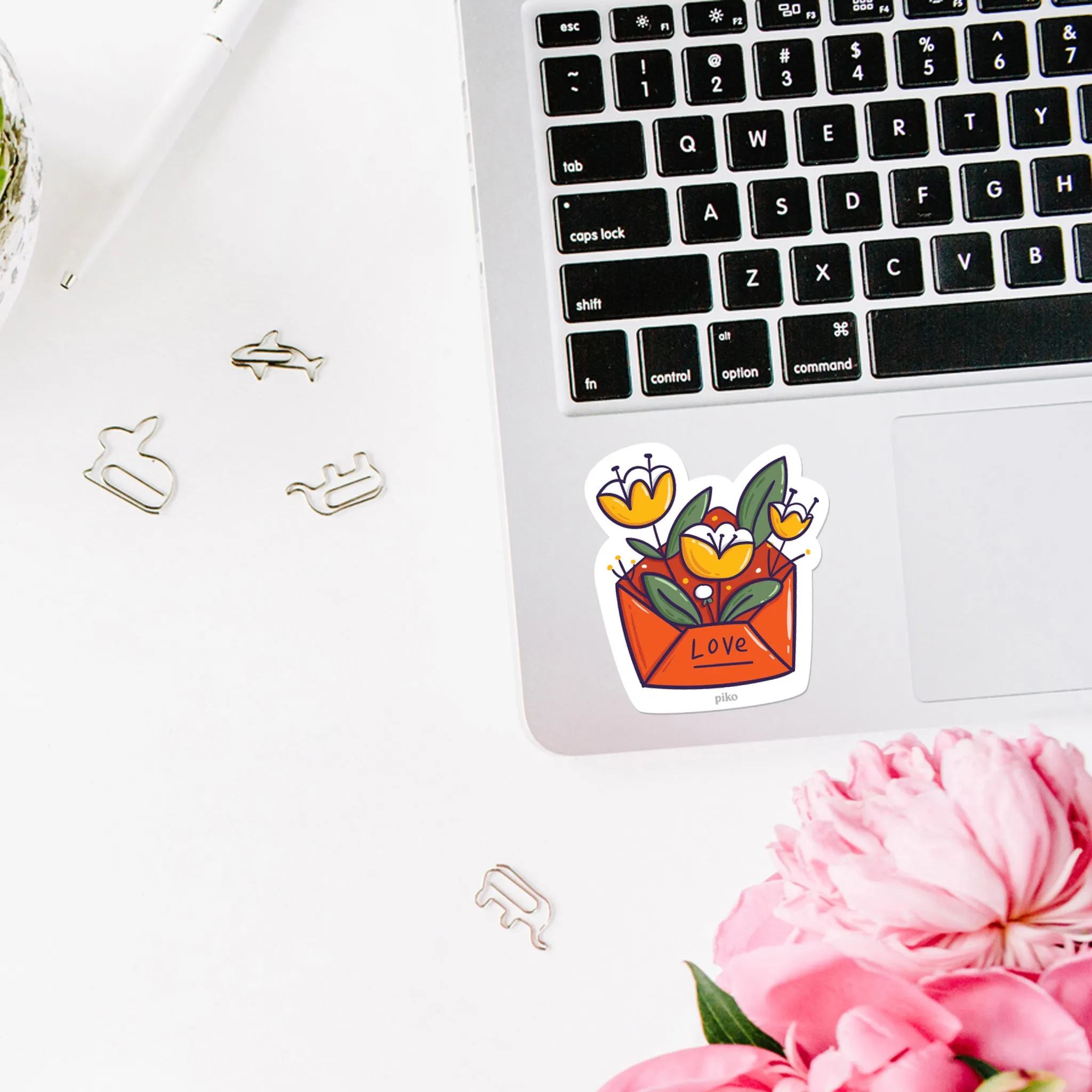 Decal Stickers / Floral - Set of 3