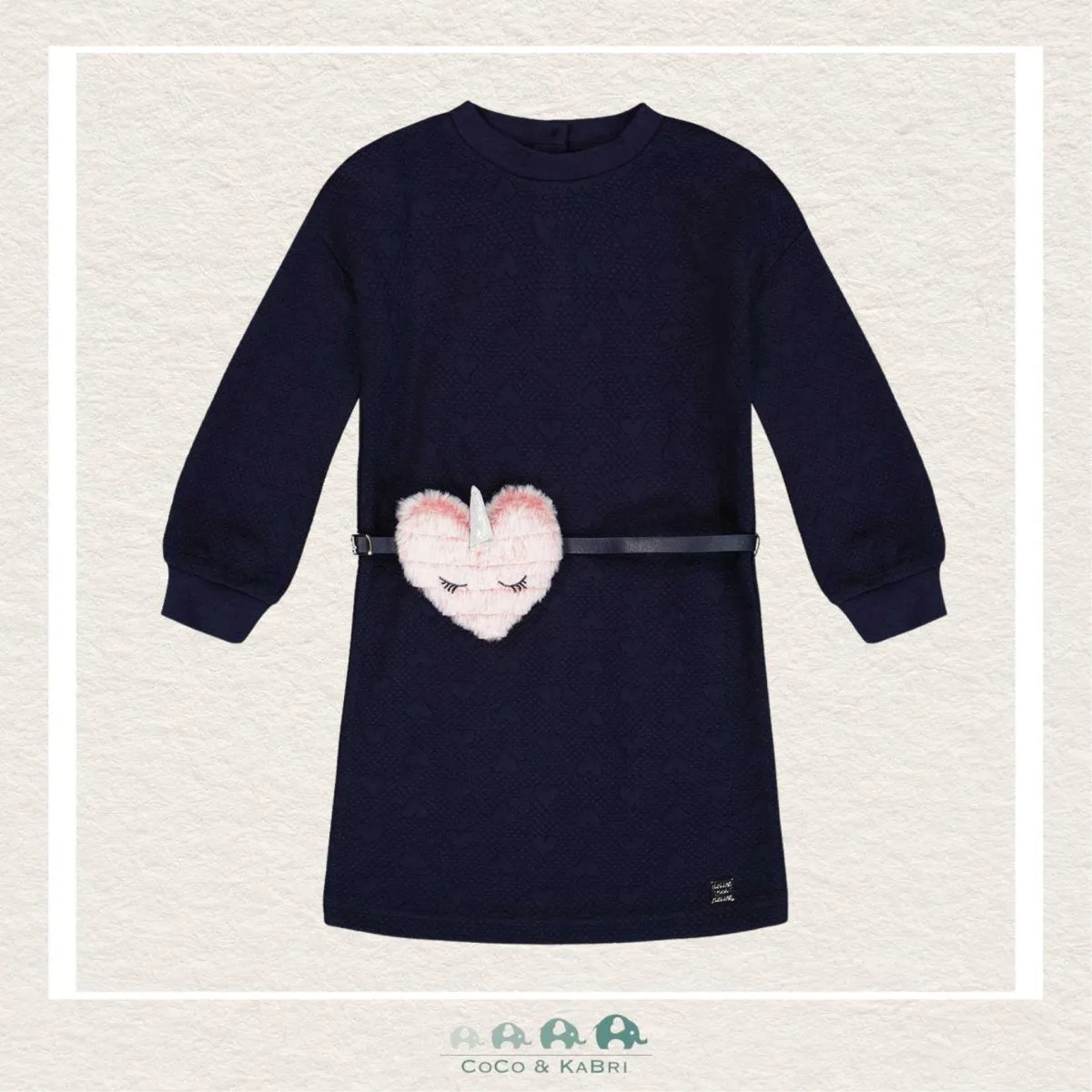*Deux par Deux Quilted Heart Fleece Dress