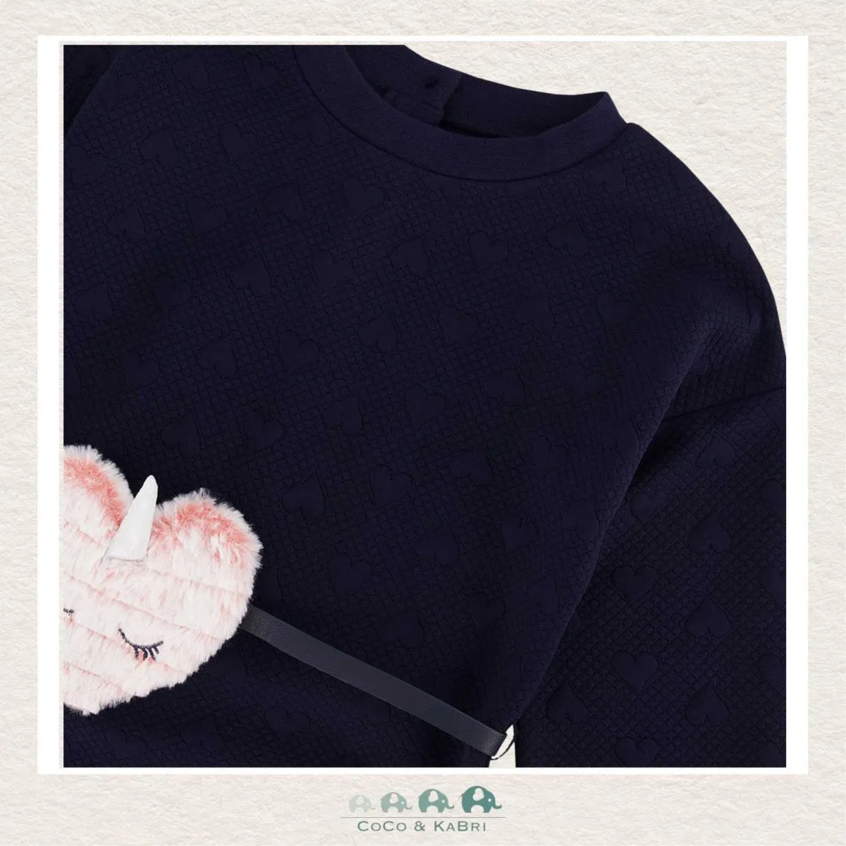 *Deux par Deux Quilted Heart Fleece Dress