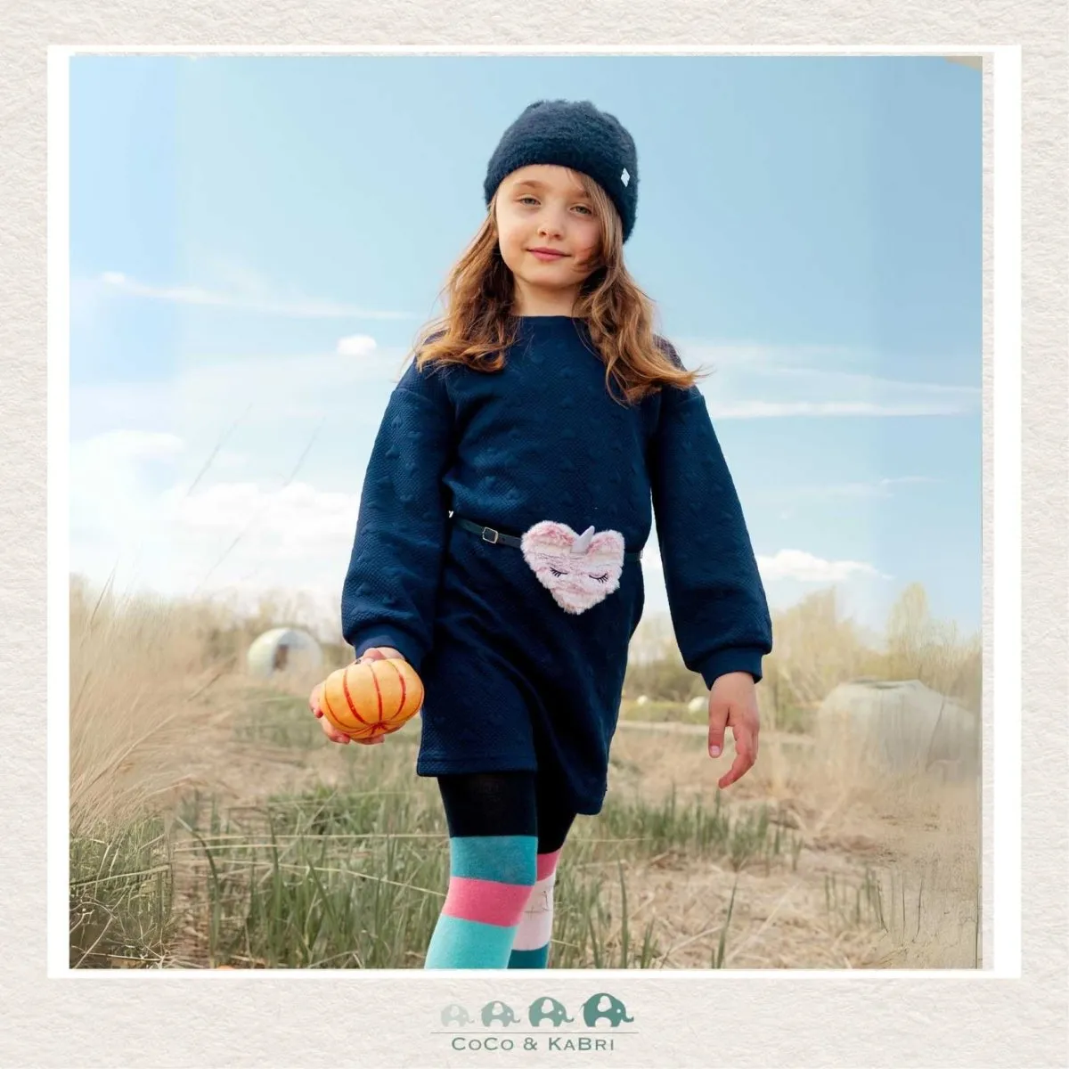 *Deux par Deux Quilted Heart Fleece Dress
