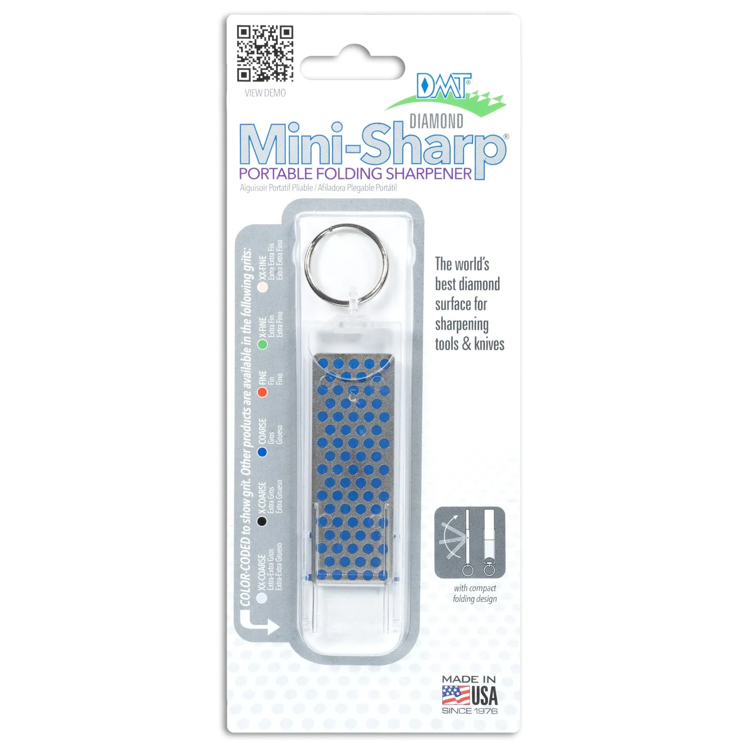 DMT - Diamond Mini-Sharp Knife Sharpener - Blue (Coarse)