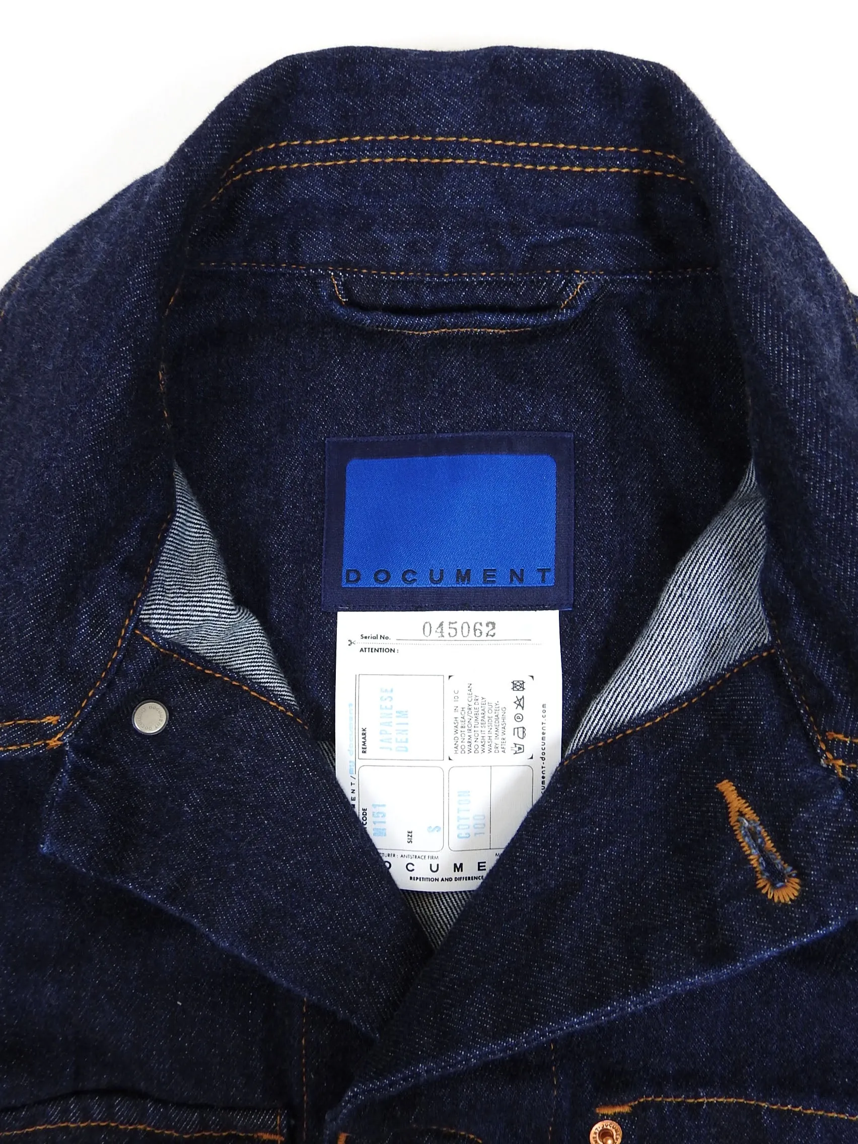 Document Denim Jacket Size Small