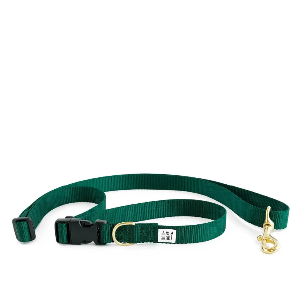Dog   Bone Multi-way Adjustable Leash | Forest