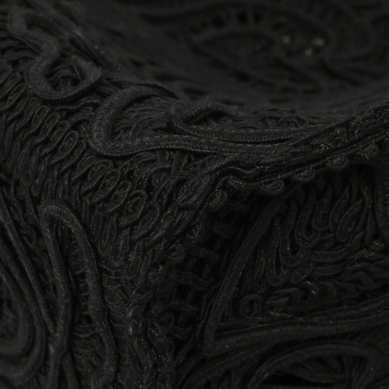 Dolce & Gabbana Black Cordonetto Lace Tote