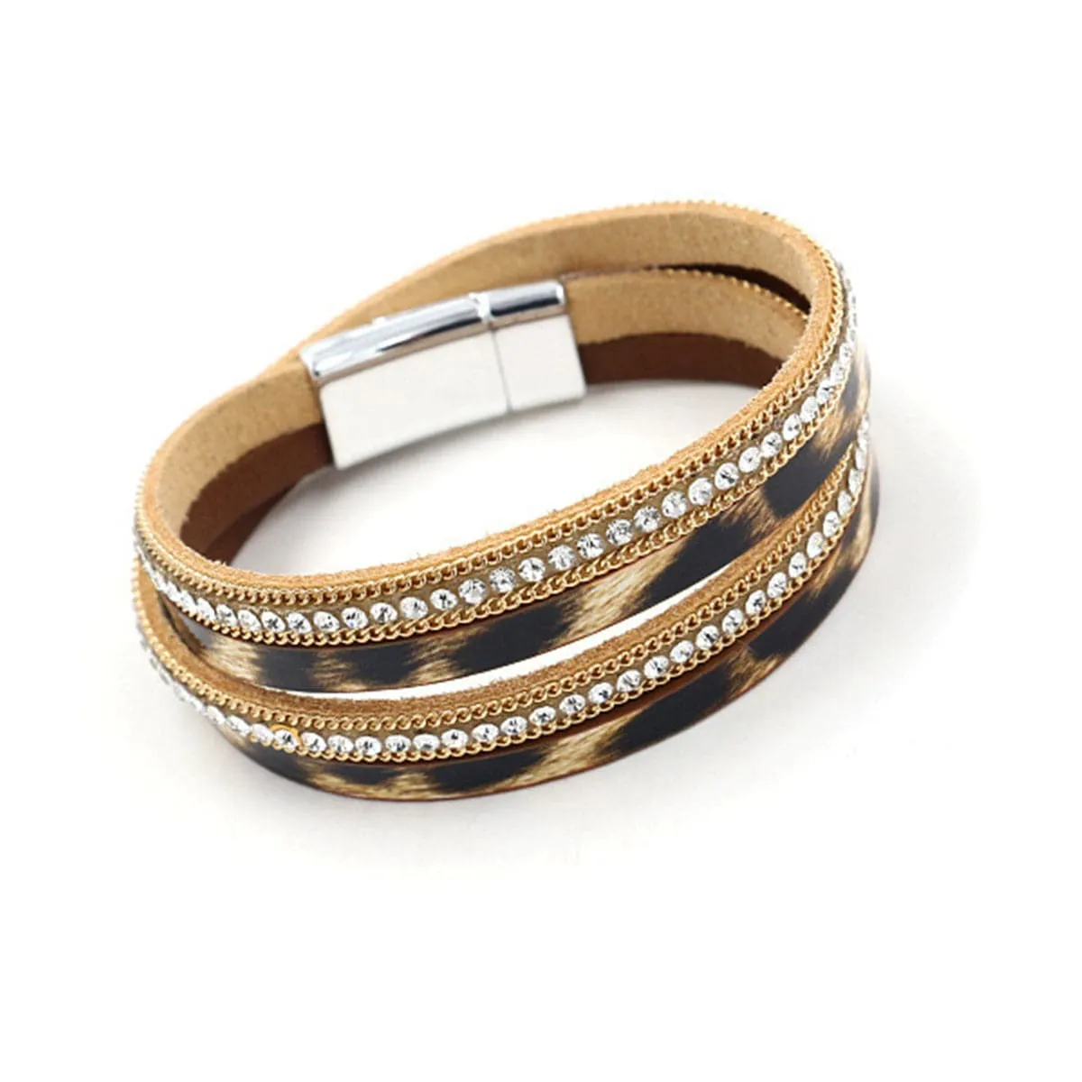 Double Layer Leopard Bracelet