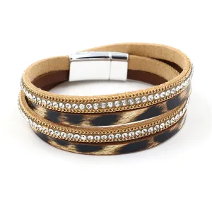 Double Layer Leopard Bracelet