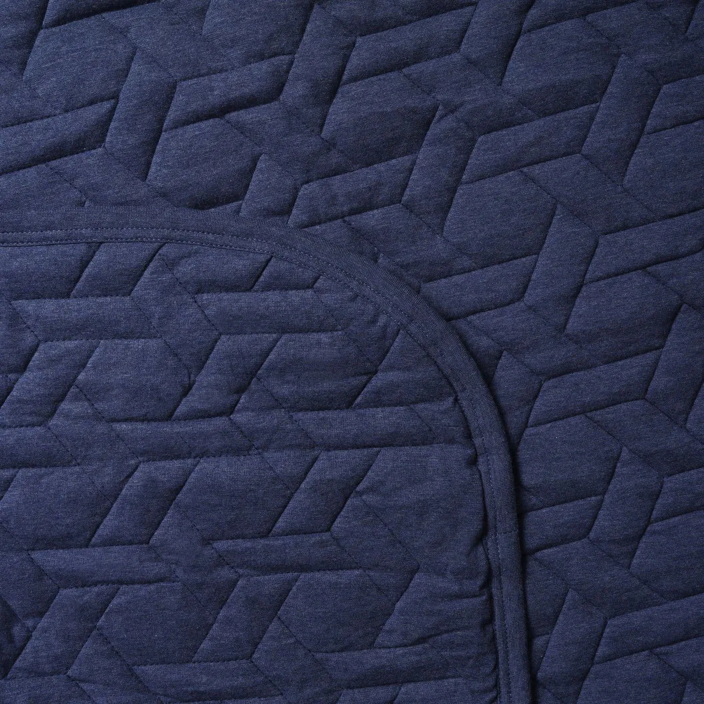 Dreamaker Cotton Quilted Blanket - Navy