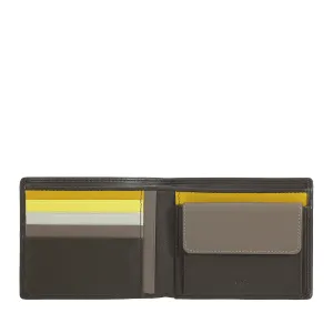 Dudu Rfid men's leather wallet in colored nappa nappa with holder and cards holder
