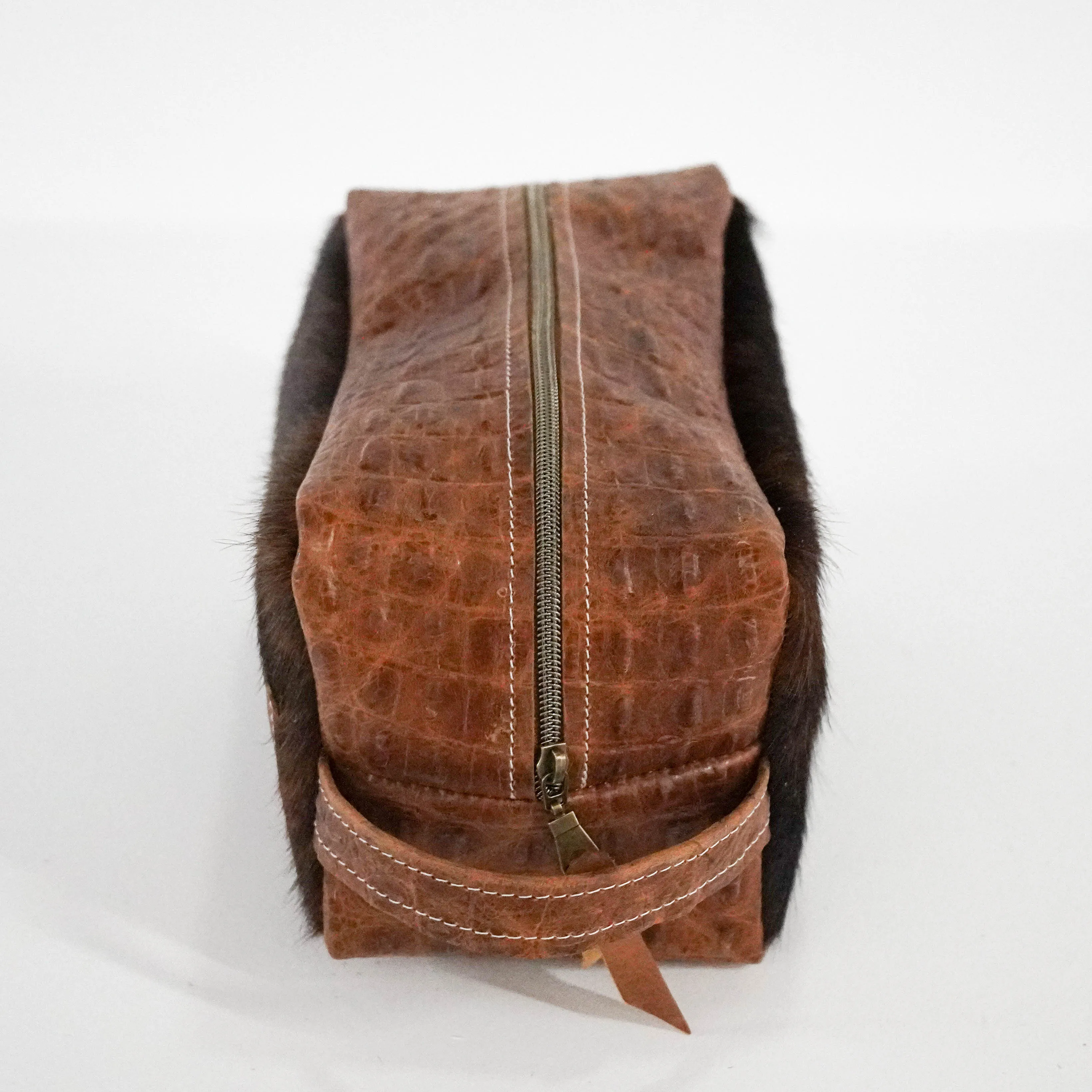 Dutton - Dark Brindle w/ Saddle Croc