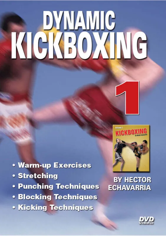 Dynamic Karate Kickboxing #1 DVD Hector Echavarria Punching Blocking Kicking