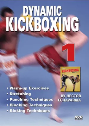 Dynamic Karate Kickboxing #1 DVD Hector Echavarria Punching Blocking Kicking