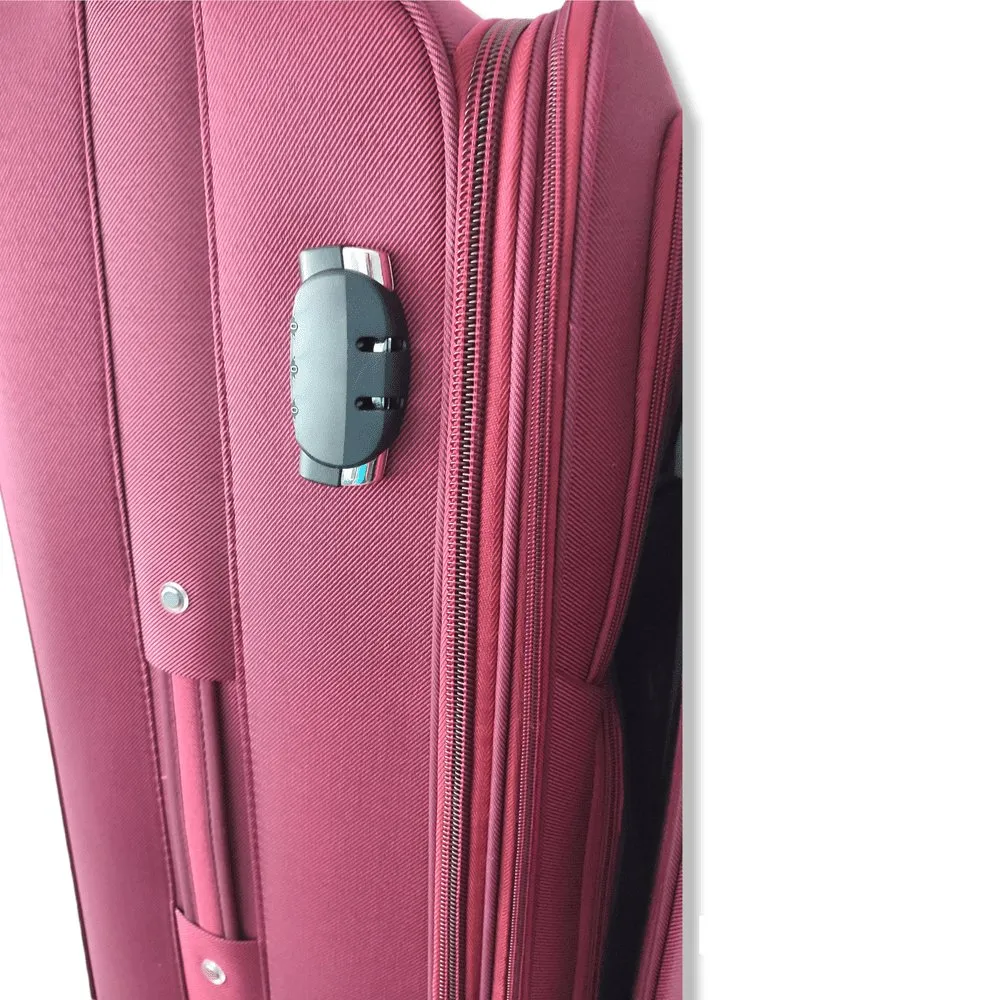Eagle Lightweight and Durable Cabin Bags with Expandable Capacity - 4 Wheels for Easy Maneuvering - S,M,L,XL Burgundy