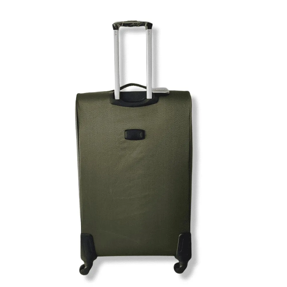 Eagle Lightweight and Durable Cabin Bags with Expandable Capacity - 4 Wheels for Easy Maneuvering - S,M,L,XL Khaki