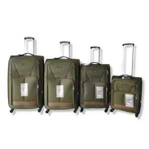 Eagle Lightweight and Durable Cabin Bags with Expandable Capacity - 4 Wheels for Easy Maneuvering - S,M,L,XL Khaki