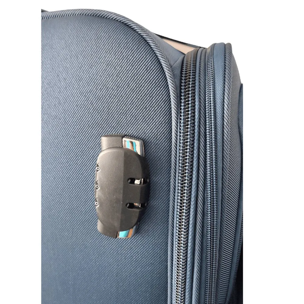 Eagle Lightweight and Durable Cabin Bags with Expandable Capacity - 4 Wheels for Easy Maneuvering - S,M,L,XL Navy