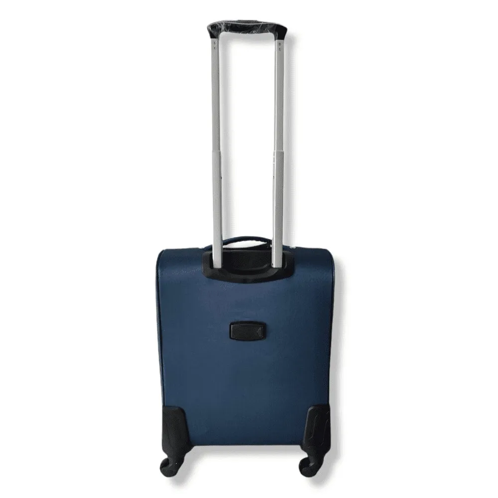 Eagle Lightweight and Durable Cabin Bags with Expandable Capacity - 4 Wheels for Easy Maneuvering - S,M,L,XL Navy