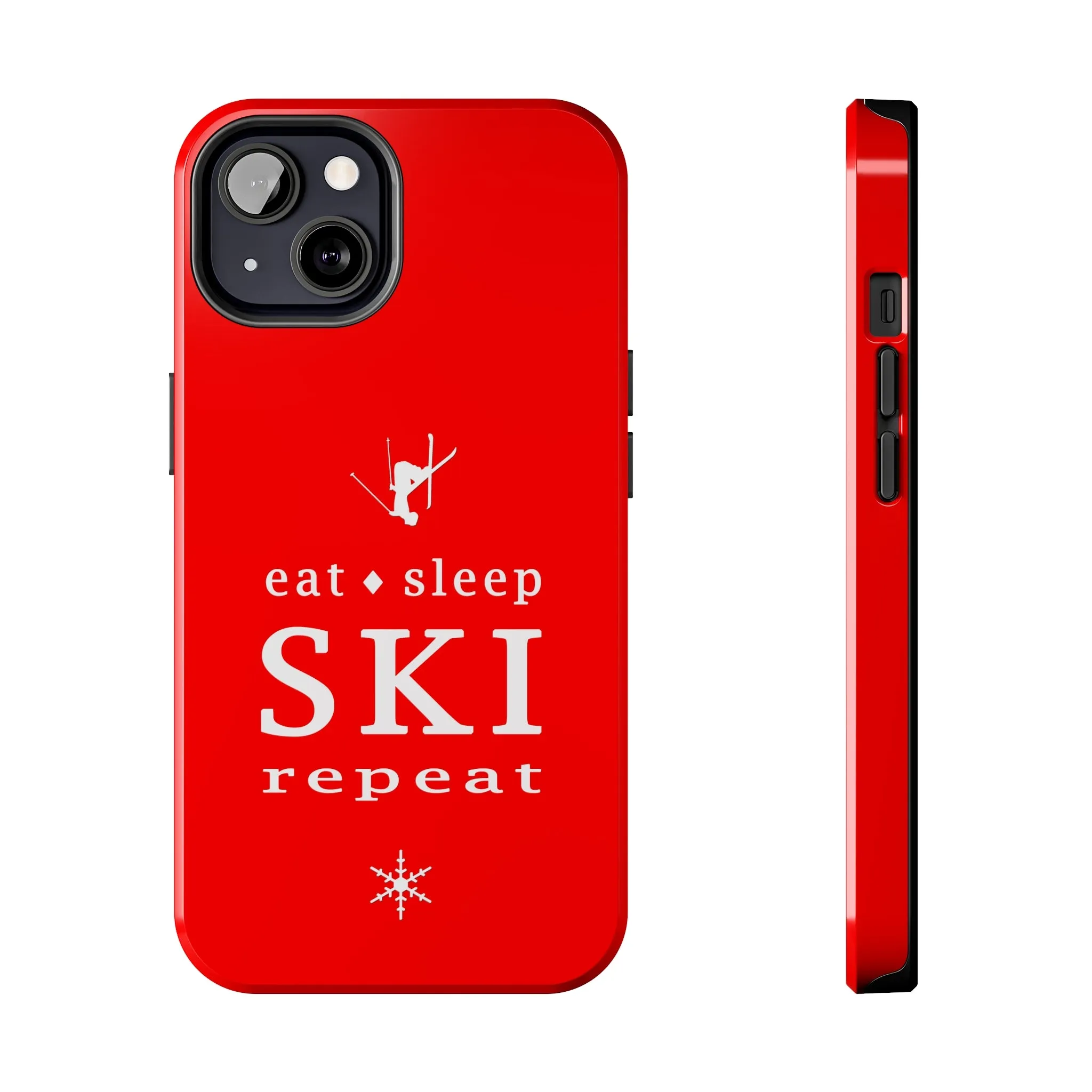 Eat Sleep SKI red - Tough Phone Case, Case-Mate