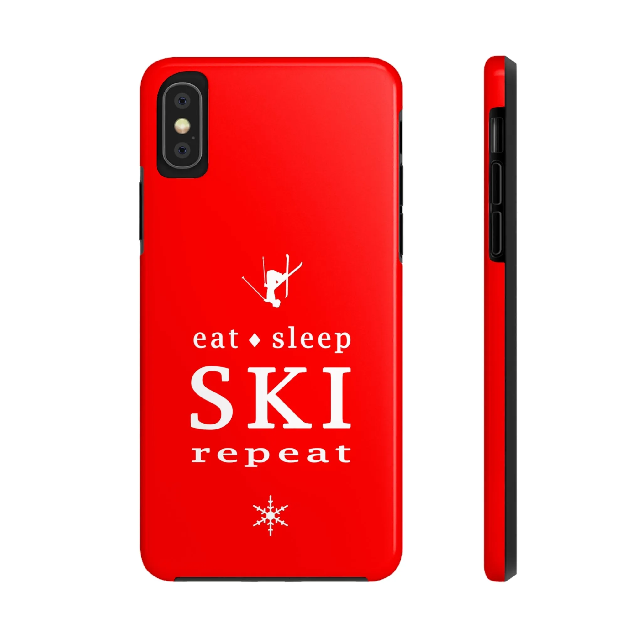 Eat Sleep SKI red - Tough Phone Case, Case-Mate