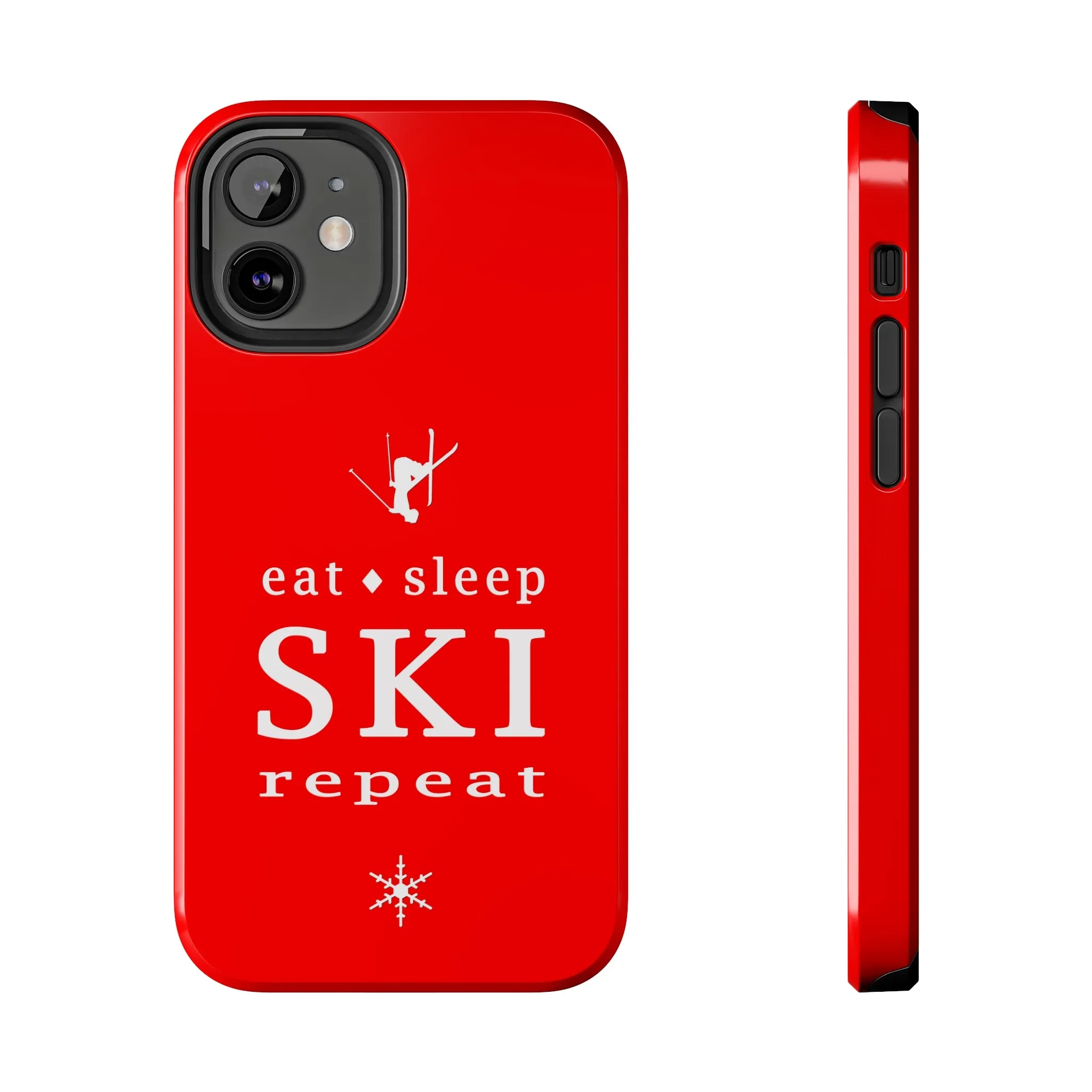 Eat Sleep SKI red - Tough Phone Case, Case-Mate