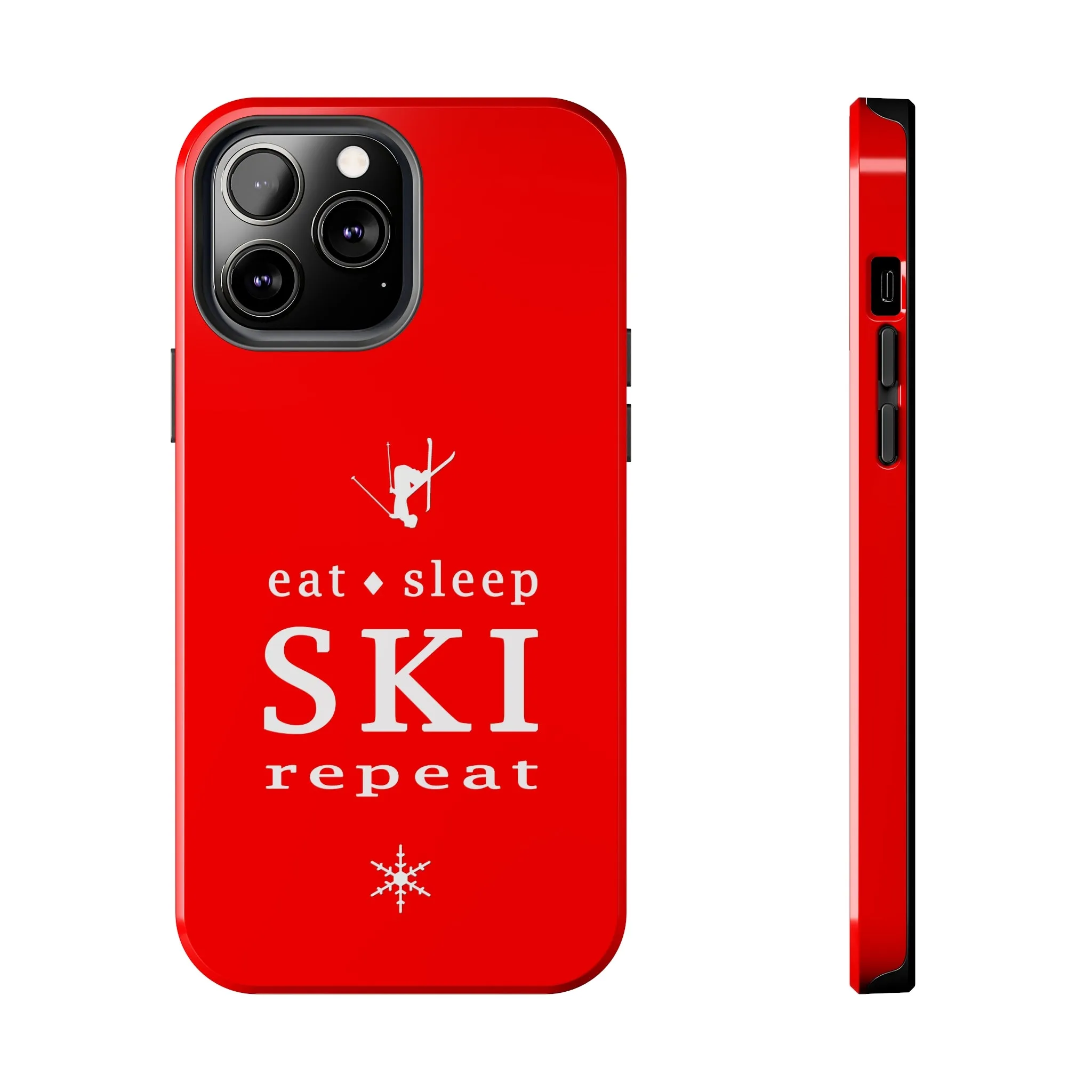 Eat Sleep SKI red - Tough Phone Case, Case-Mate