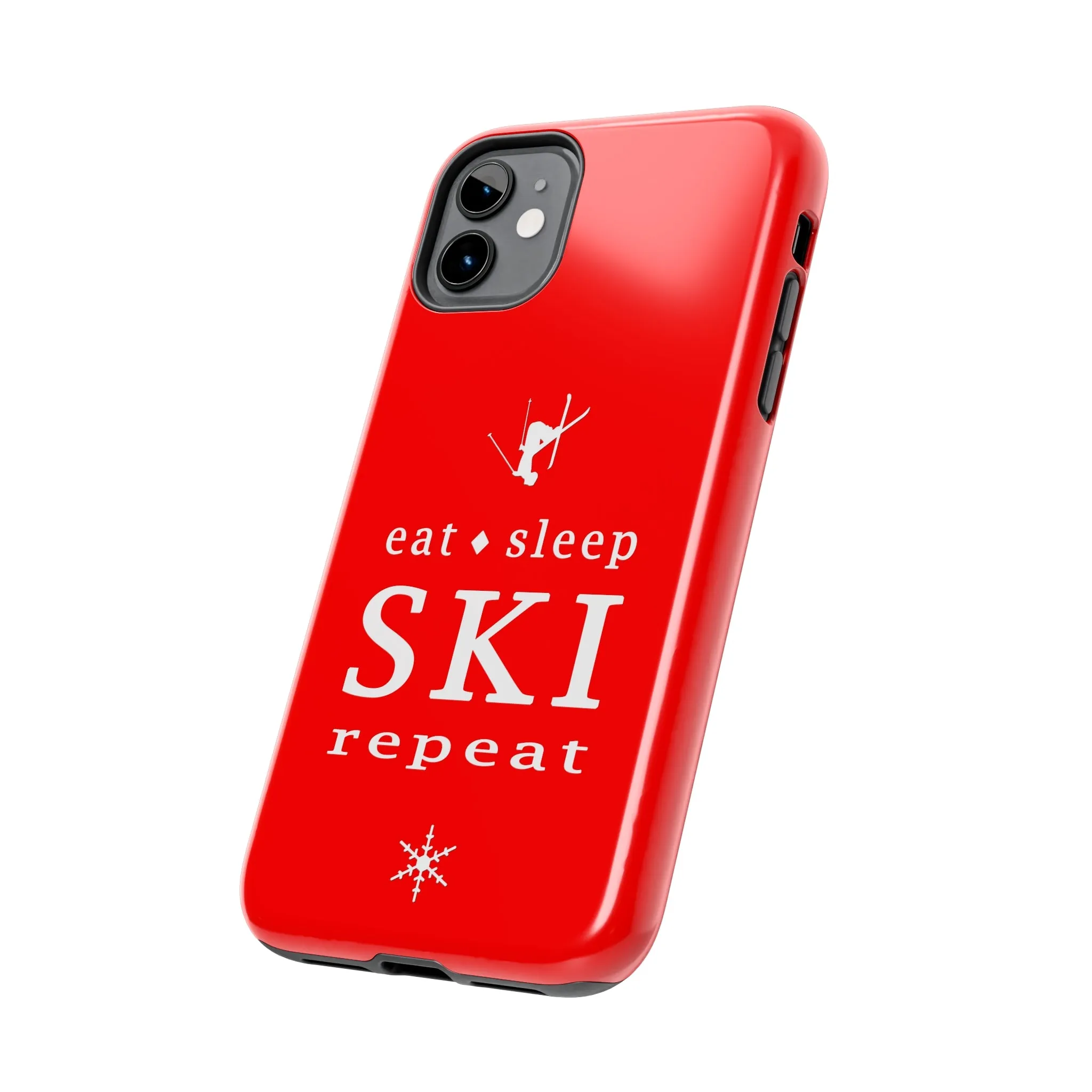 Eat Sleep SKI red - Tough Phone Case, Case-Mate