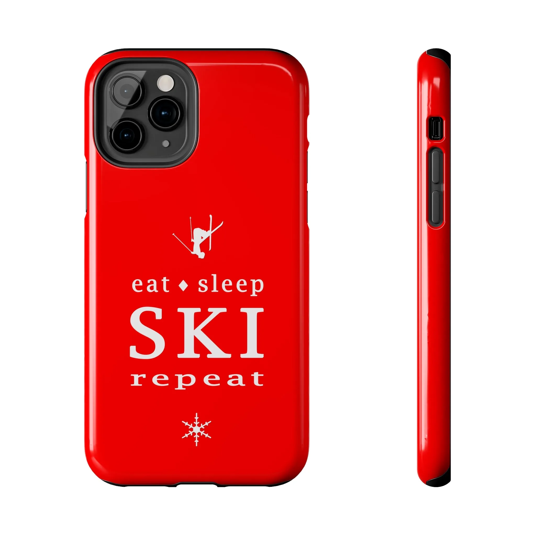 Eat Sleep SKI red - Tough Phone Case, Case-Mate