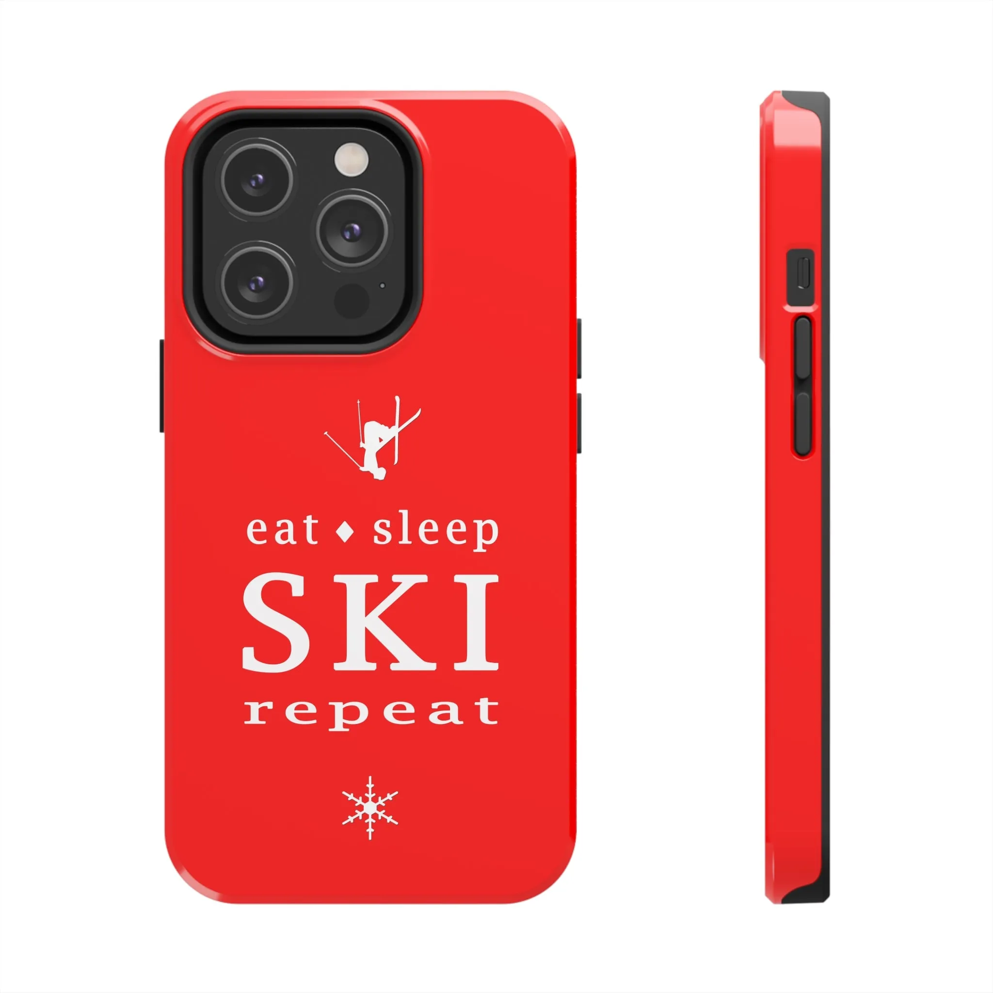 Eat Sleep SKI red - Tough Phone Case, Case-Mate