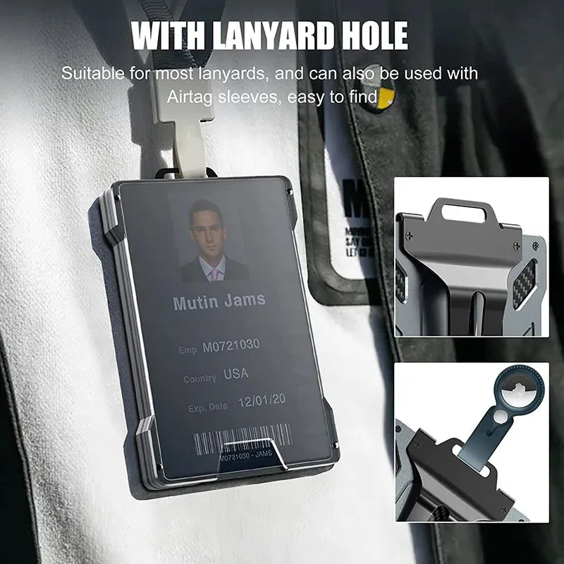 EDC RFID Blocking Magsafe Aluminum Mini Smart Wallet