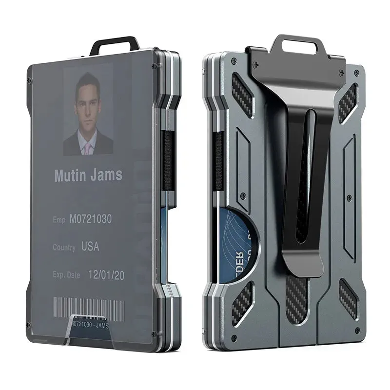 EDC RFID Blocking Magsafe Aluminum Mini Smart Wallet