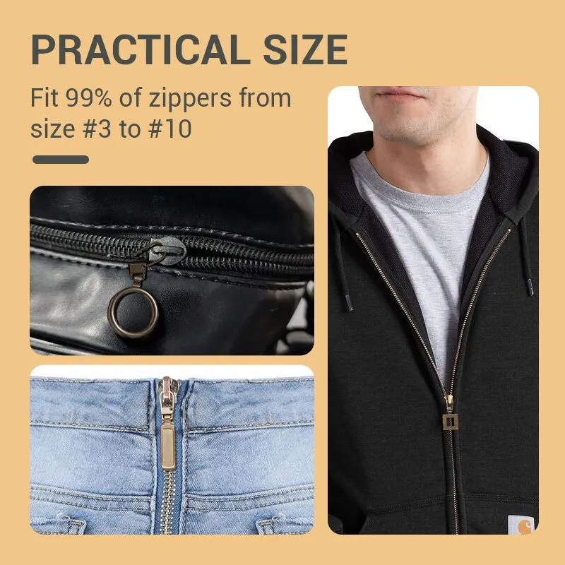 Elegant detachable zip puller