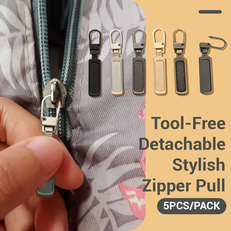 Elegant detachable zip puller
