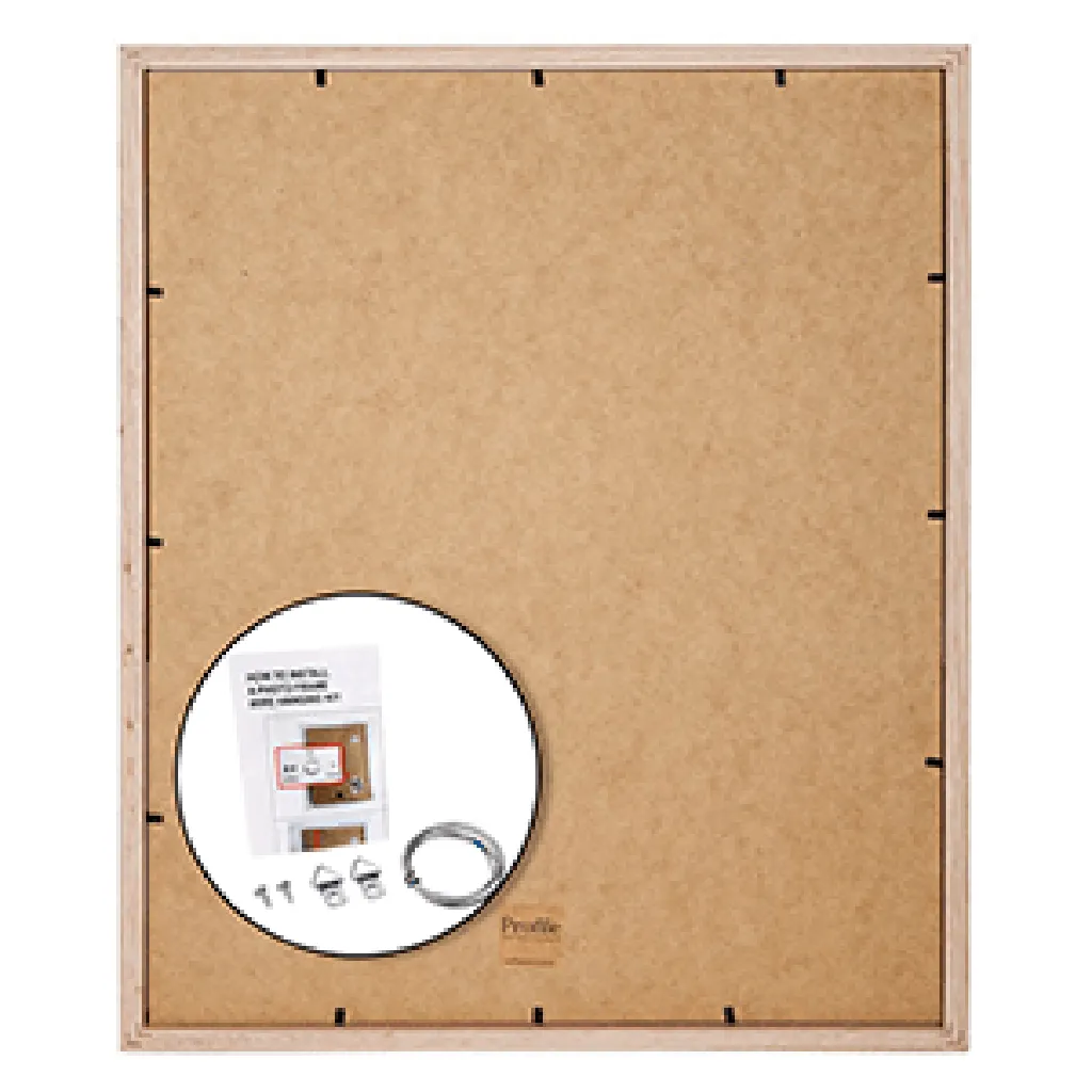 Elegant Stone Ash Timber A3 Picture Frame