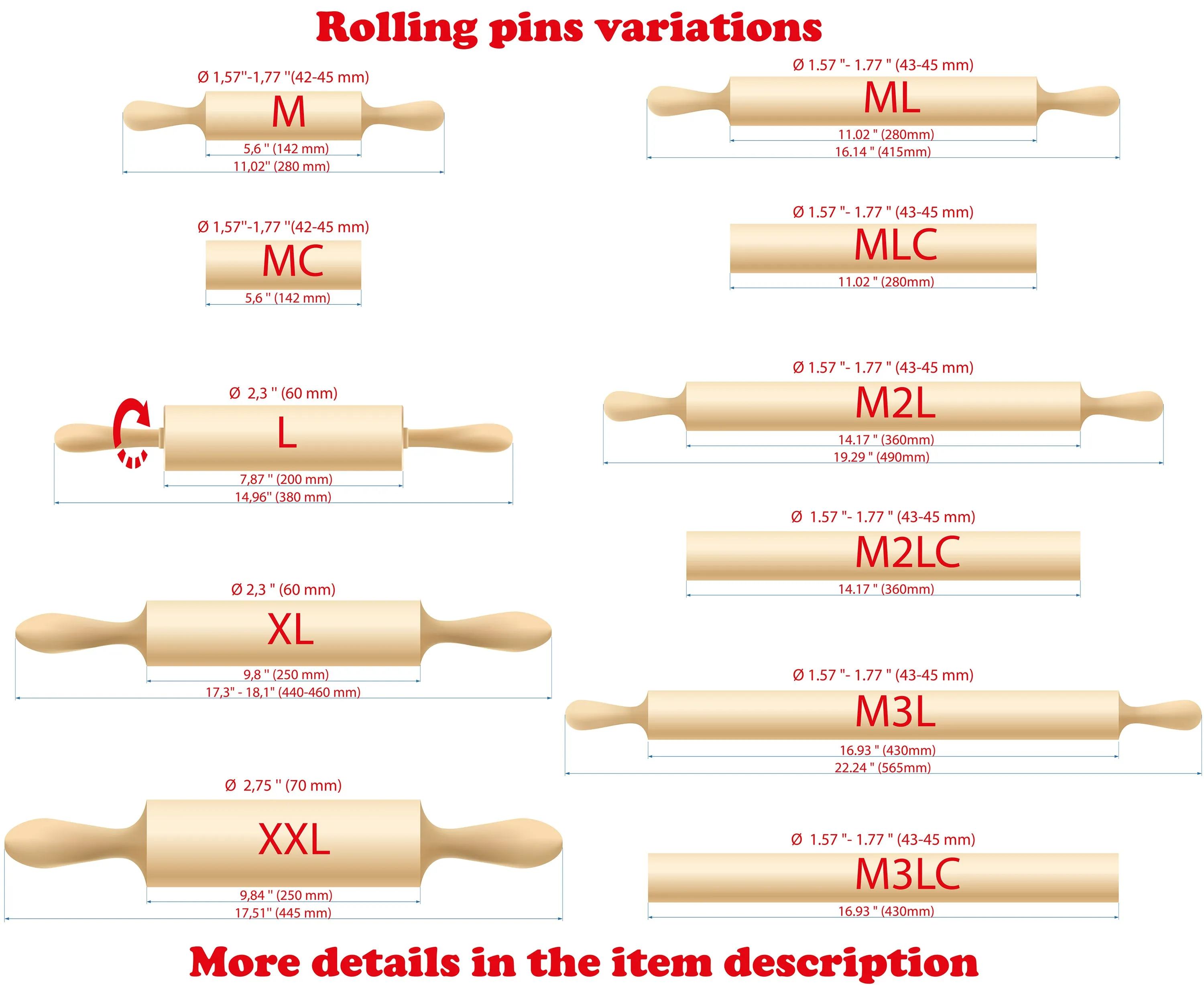 Embossed Rolling Pin, Сedar Cone, Clay Stamp, Pottery Roller, Christmas Gift