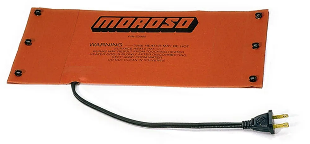 Engine Oil Heater - External Pad - 360 watt - 110V - 8 in Cord - 6 x 12 in - Hook and Spring Attachment - Kit