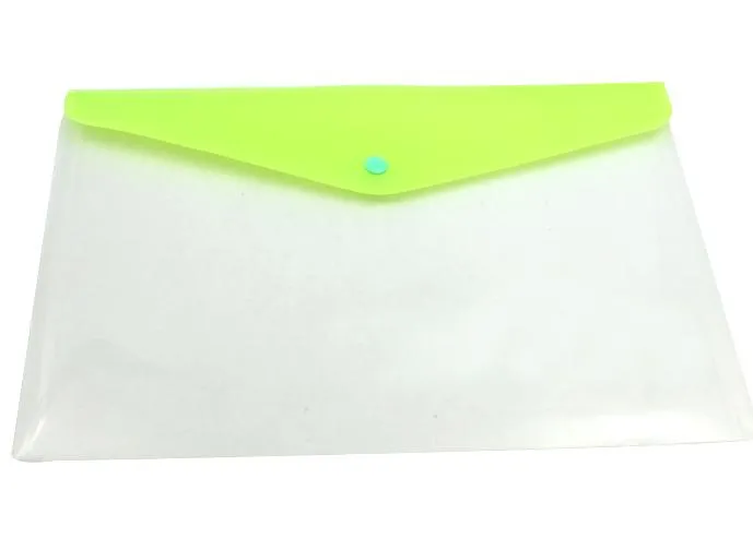 Envelope-Style A4 Document Holder With Clear Body