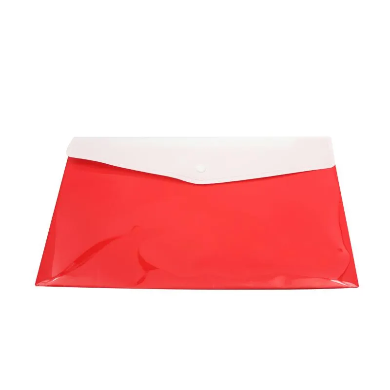 Envelope-Style A4 Document Holder With White Top Flap
