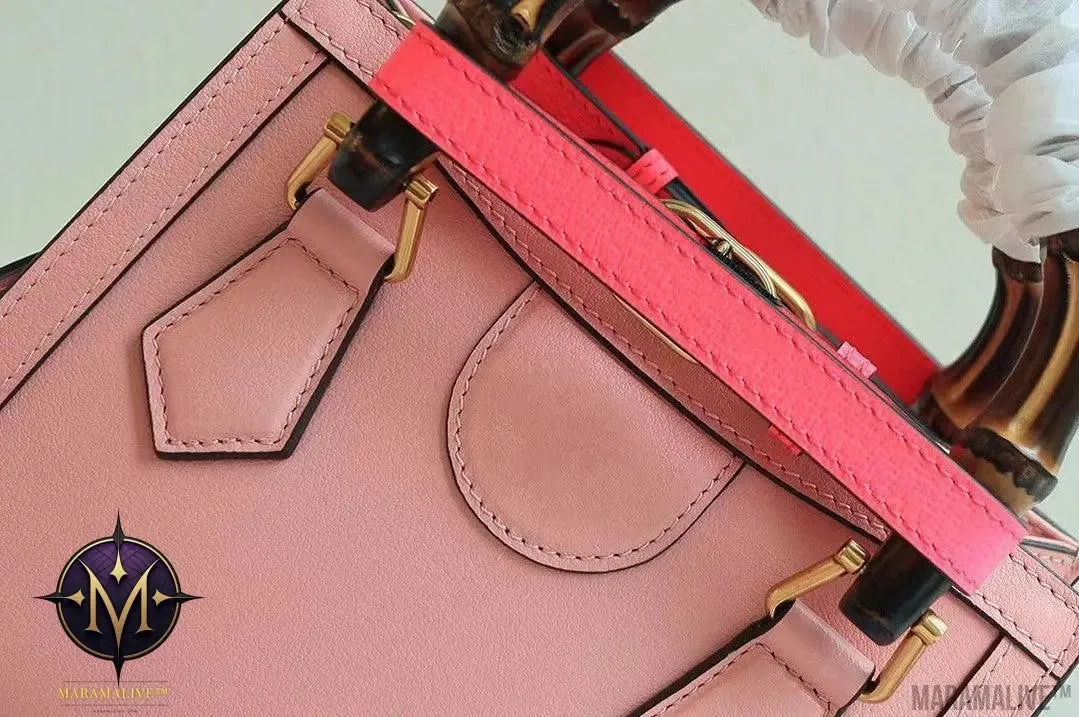 European And American Big-name Portable Shoulder Bag With Bamboo Handle