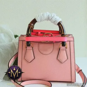 European And American Big-name Portable Shoulder Bag With Bamboo Handle
