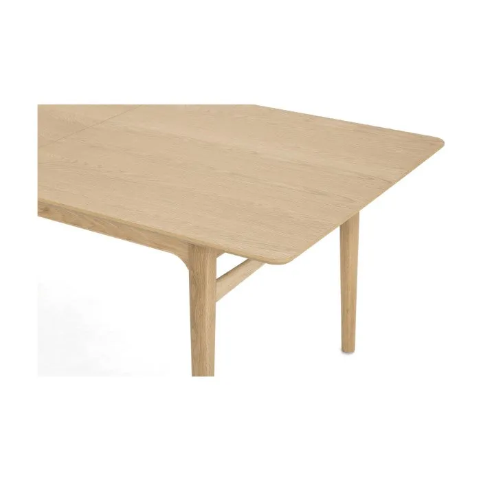 Expandable Vintage-Inspired Oak Gathering Table