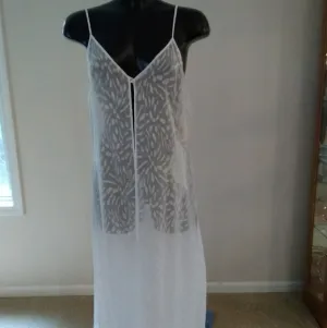Fantasy split long gown NWOT