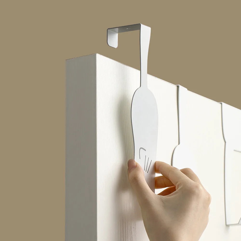 FaSoLa Over Door Hook - Hamster Design, White X3