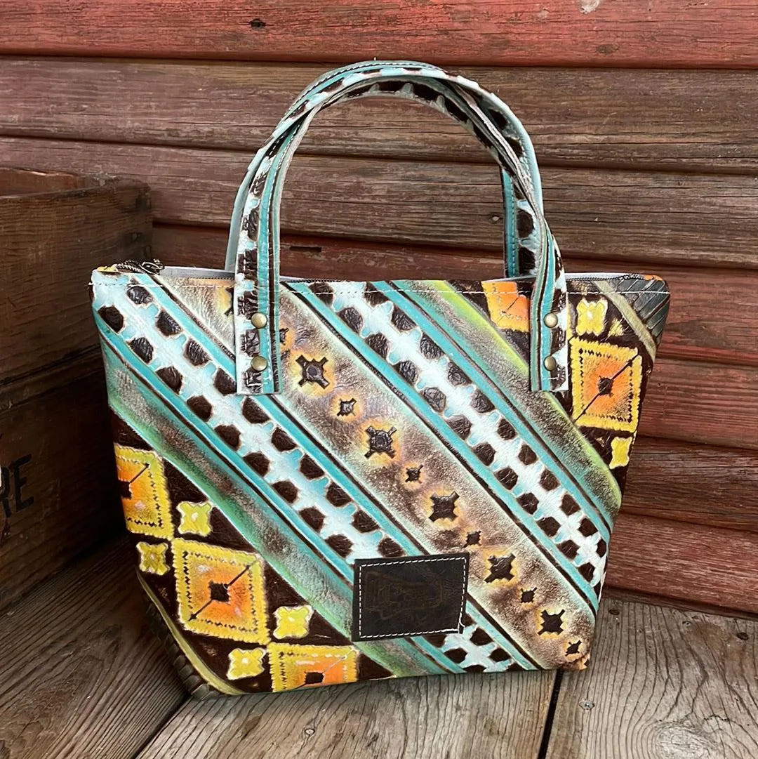Feed Bag - Rosegold Acid w/ Aurora Navajo