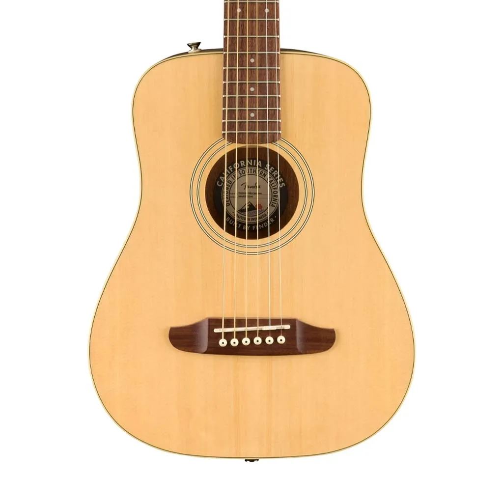 Fender California Redondo Mini Guitar w/Bag, Natural
