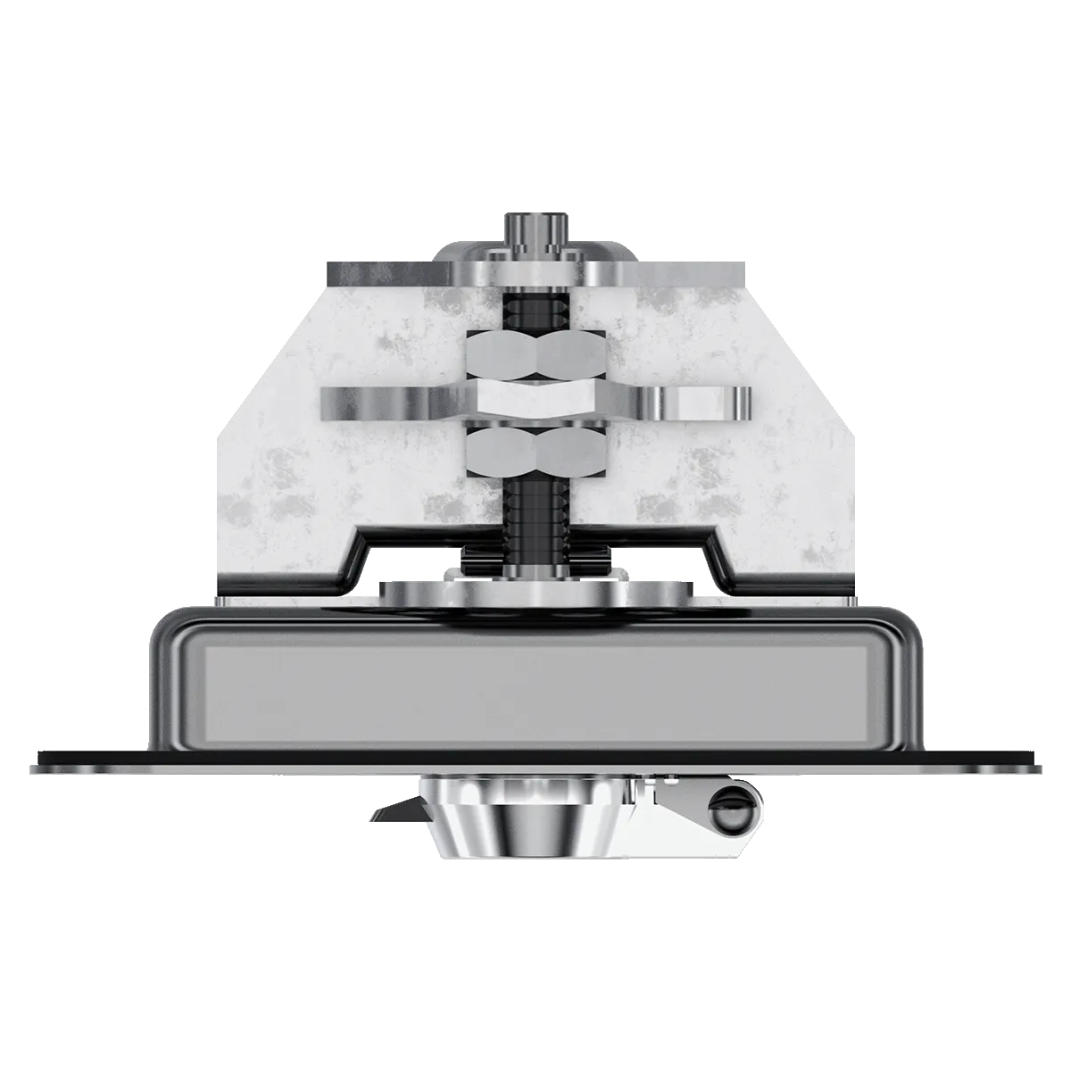 Folding T-Handle with Mounting Holes and Dust Cap