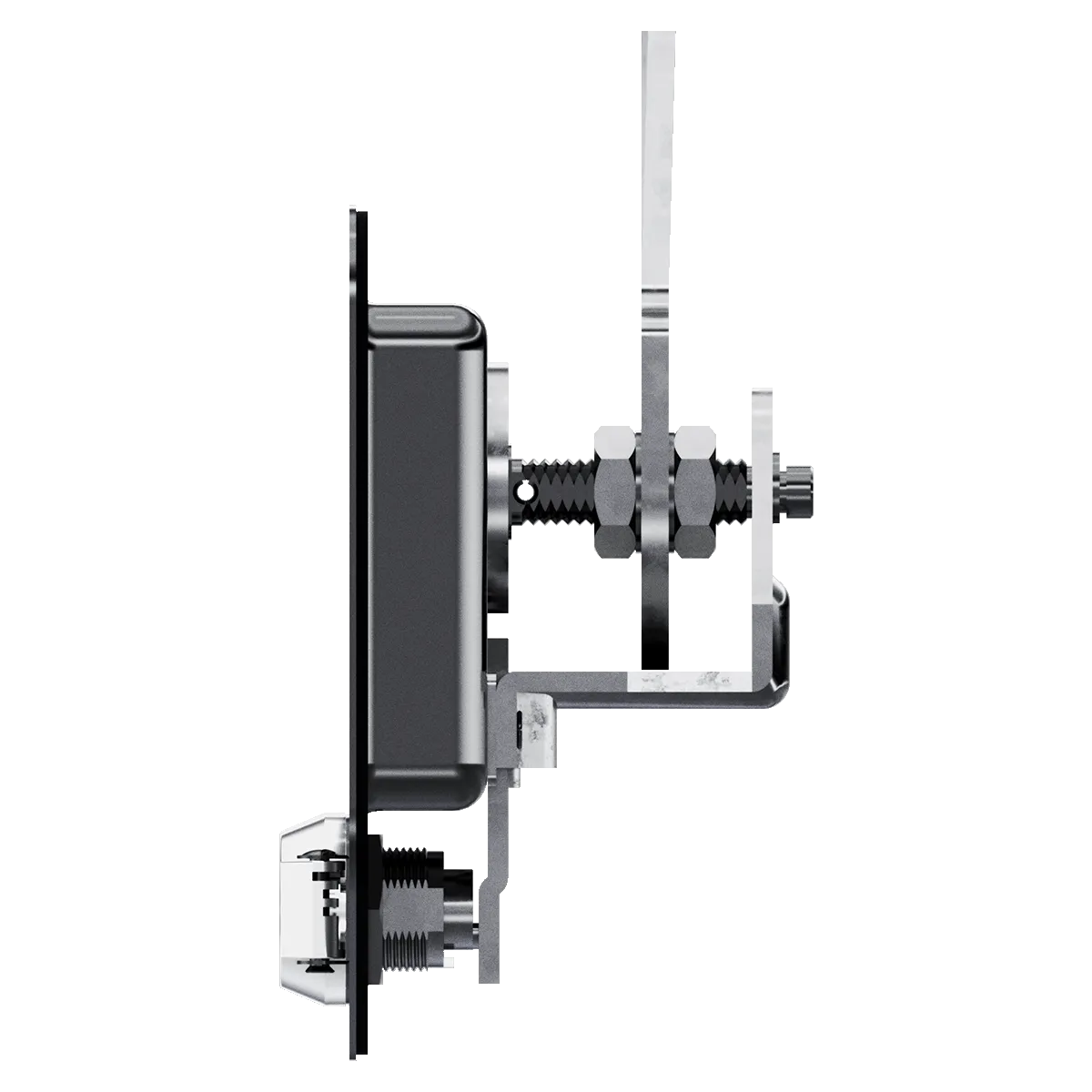 Folding T-Handle with Mounting Holes and Dust Cap