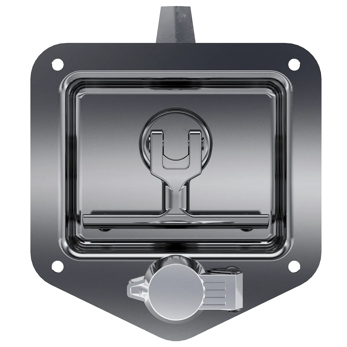 Folding T-Handle with Mounting Holes and Dust Cap