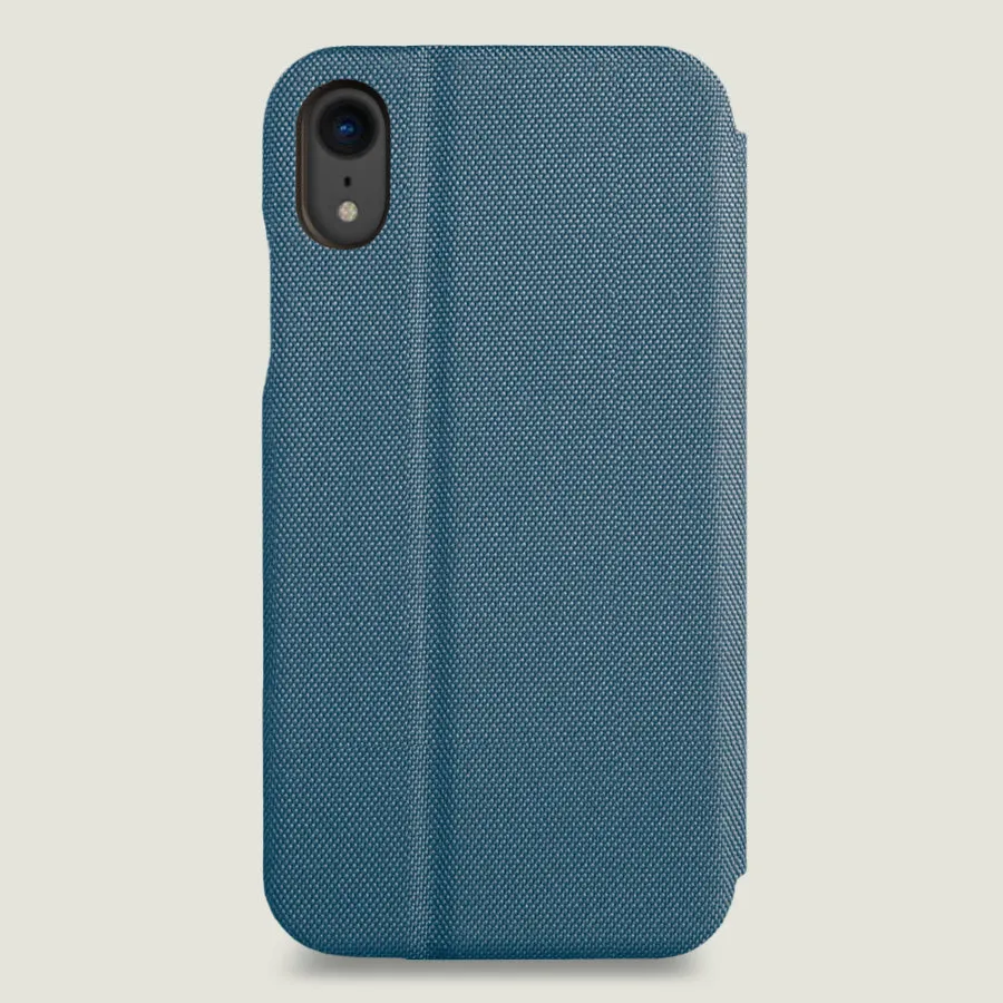 Folio Stand Cordura iPhone Xr Fabric Case