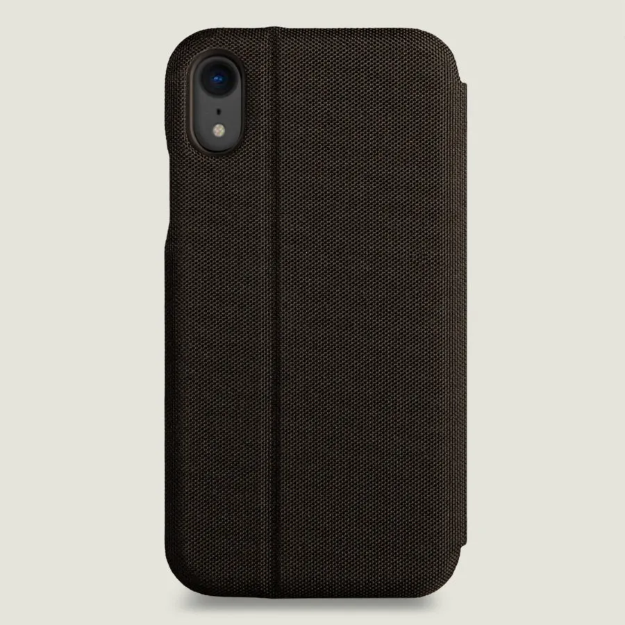 Folio Stand Cordura iPhone Xr Fabric Case