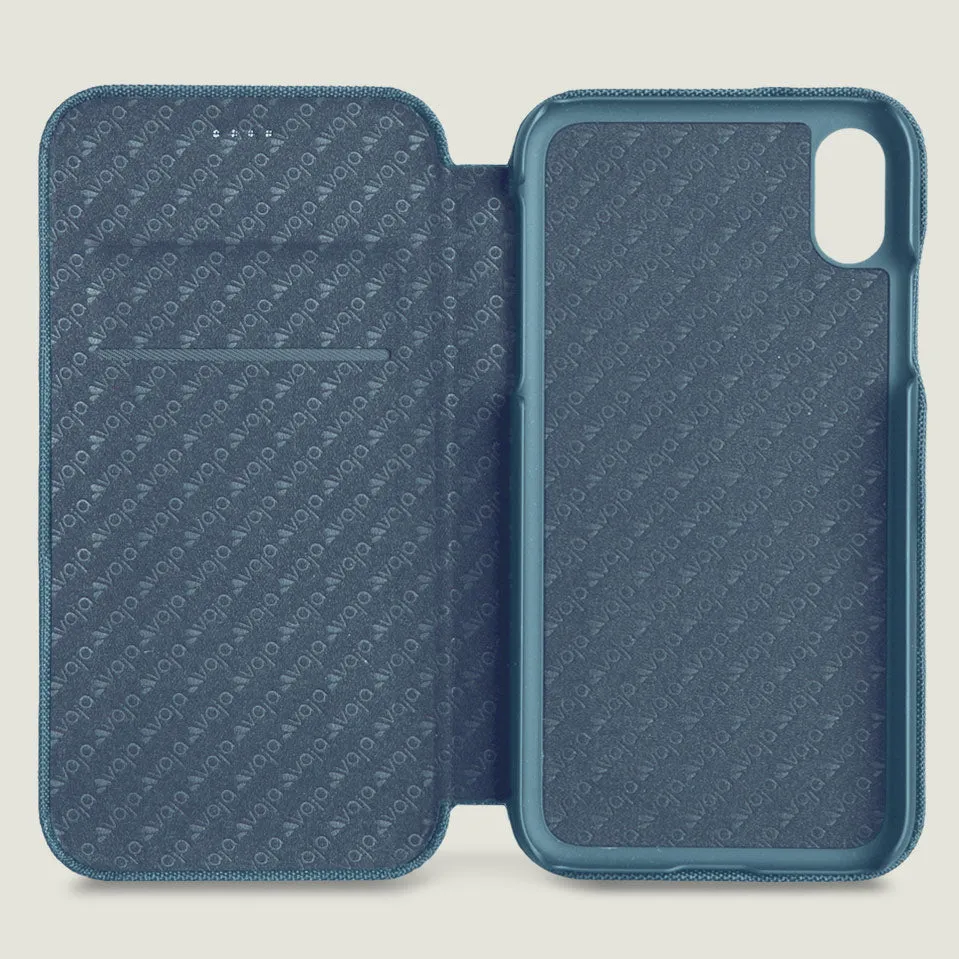Folio Stand Cordura iPhone Xr Fabric Case