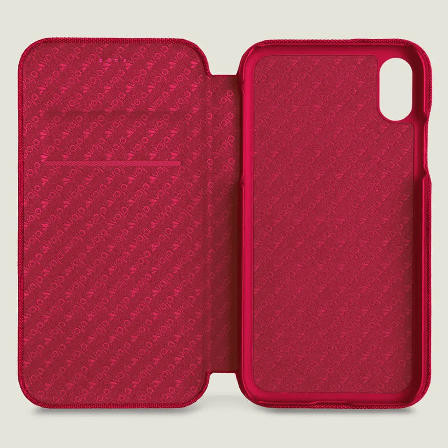 Folio Stand Cordura iPhone Xr Fabric Case